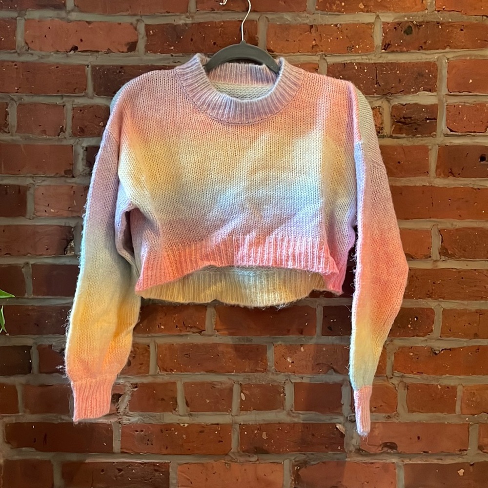 Rainbow Ombré Sweater